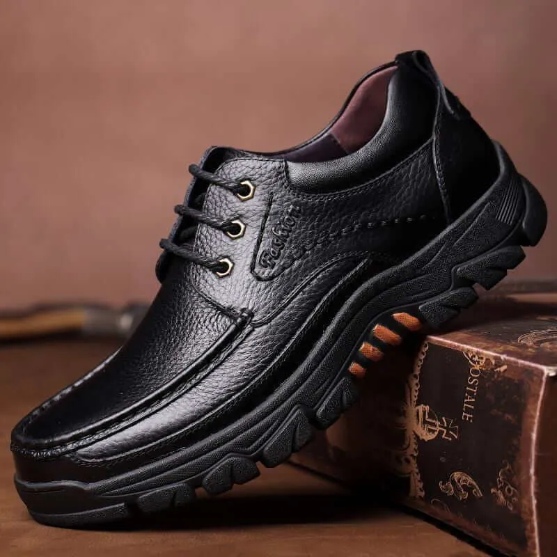 Christmas Sale⛄--40% OFF 🎁Mens Waterproof Non Slip Soft Sole Casual Genuine Leather Oxfords - Image 5