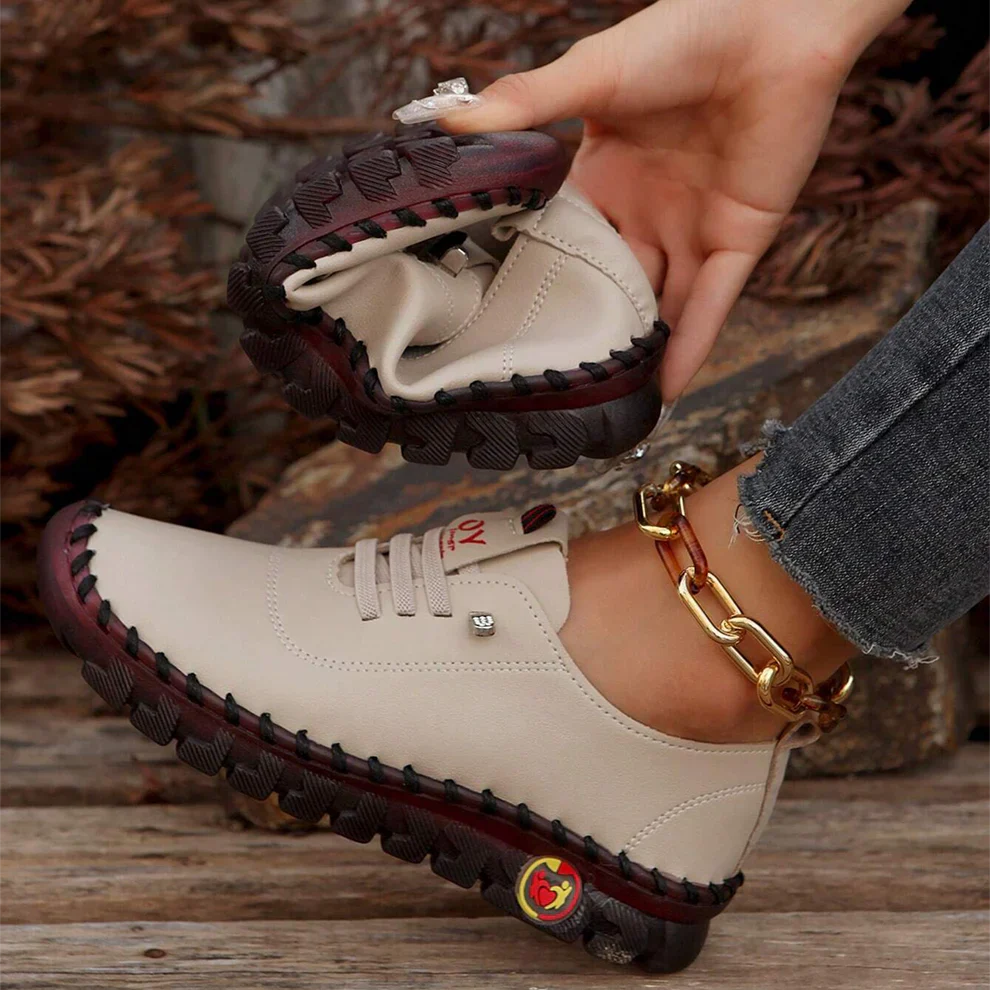 🔥Best Seller-Last Day Sale 60% OFF🔥Women's Hand-Stitched Uniqcomfy Wide Toe Box Leather Shoes - Image 17