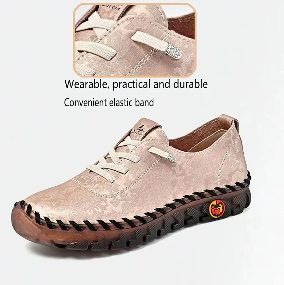 🔥Best Seller-Last Day Sale 60% OFF🔥Women's Hand-Stitched Uniqcomfy Wide Toe Box Leather Shoes - Image 6