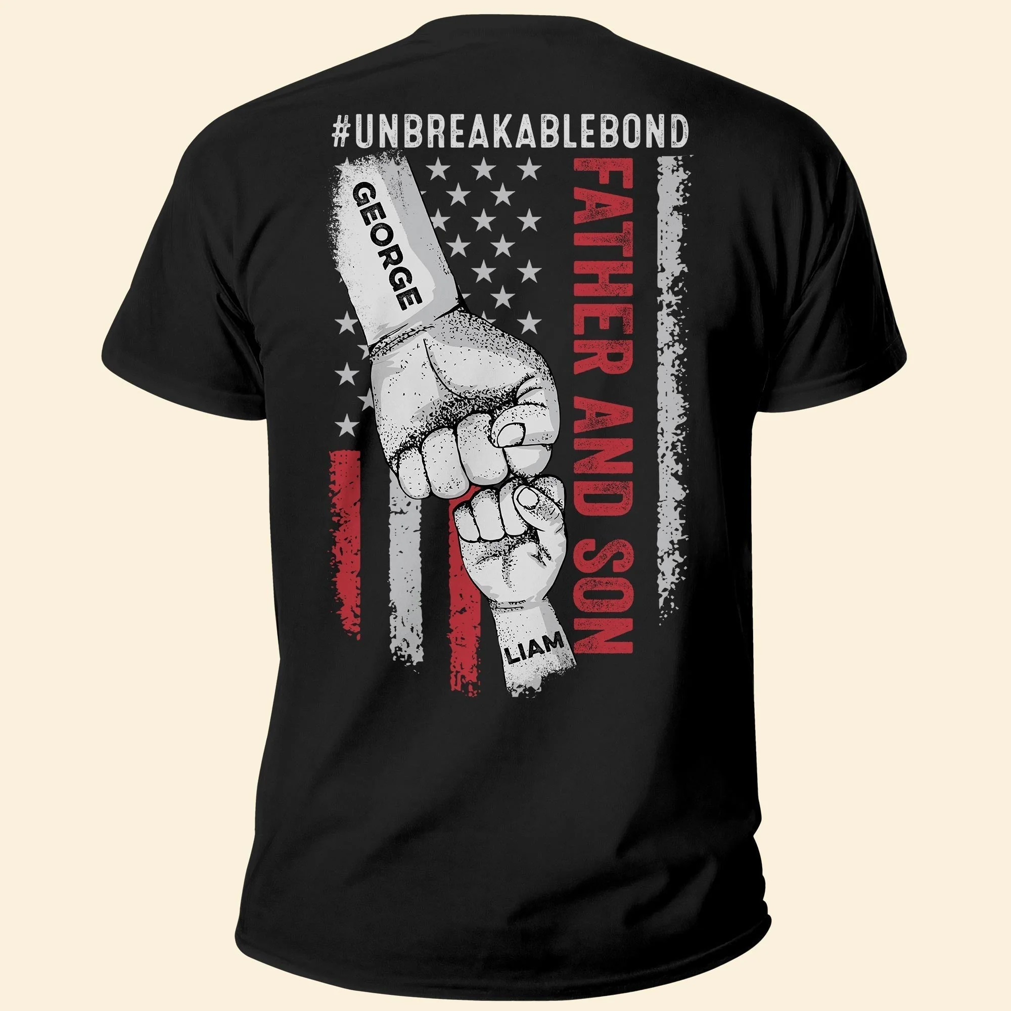 Father Daugher Father Son Unbreakable Bond - Personalized Shirt - Birthday Father's Day Gift For Dad, Husband - Image 2