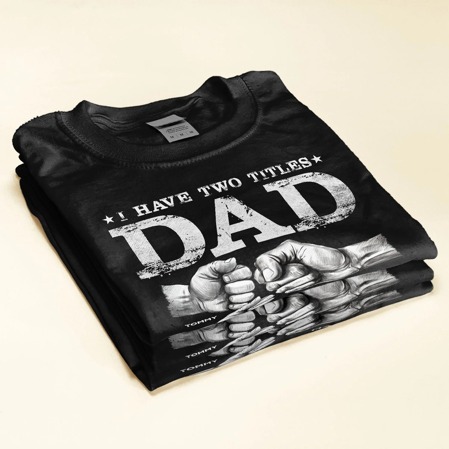 I Have Two Titles Dad And Stepdad - Personalized T-shirt - Image 2